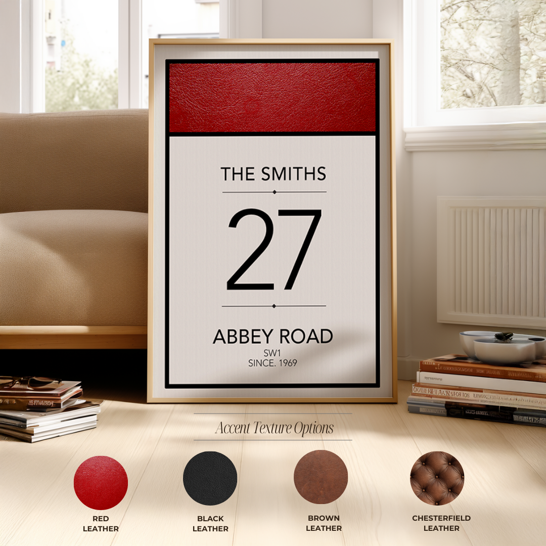 Luxuary Monopoly Inspired Address Prints