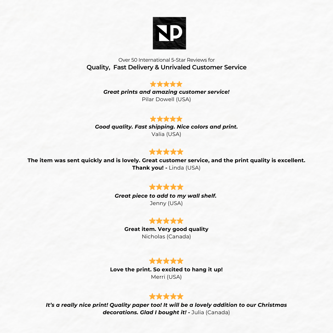 Product reviews with a brand logo on a white background