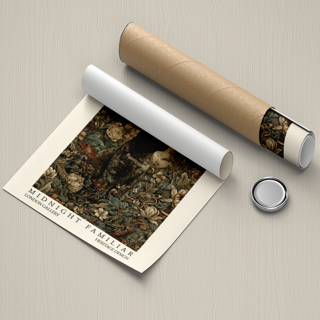 Roll of paper with a printed design on a textured surface