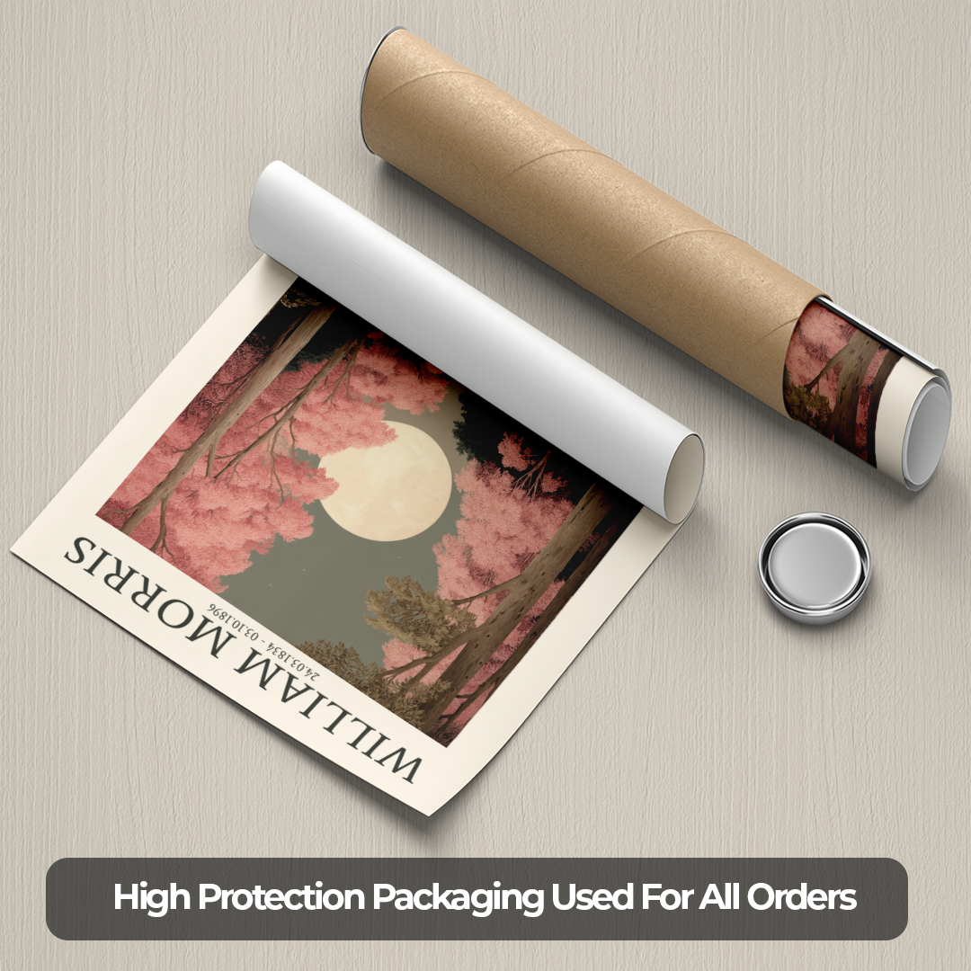 Roll of paper with a printed design and a cylindrical object on a textured surface.