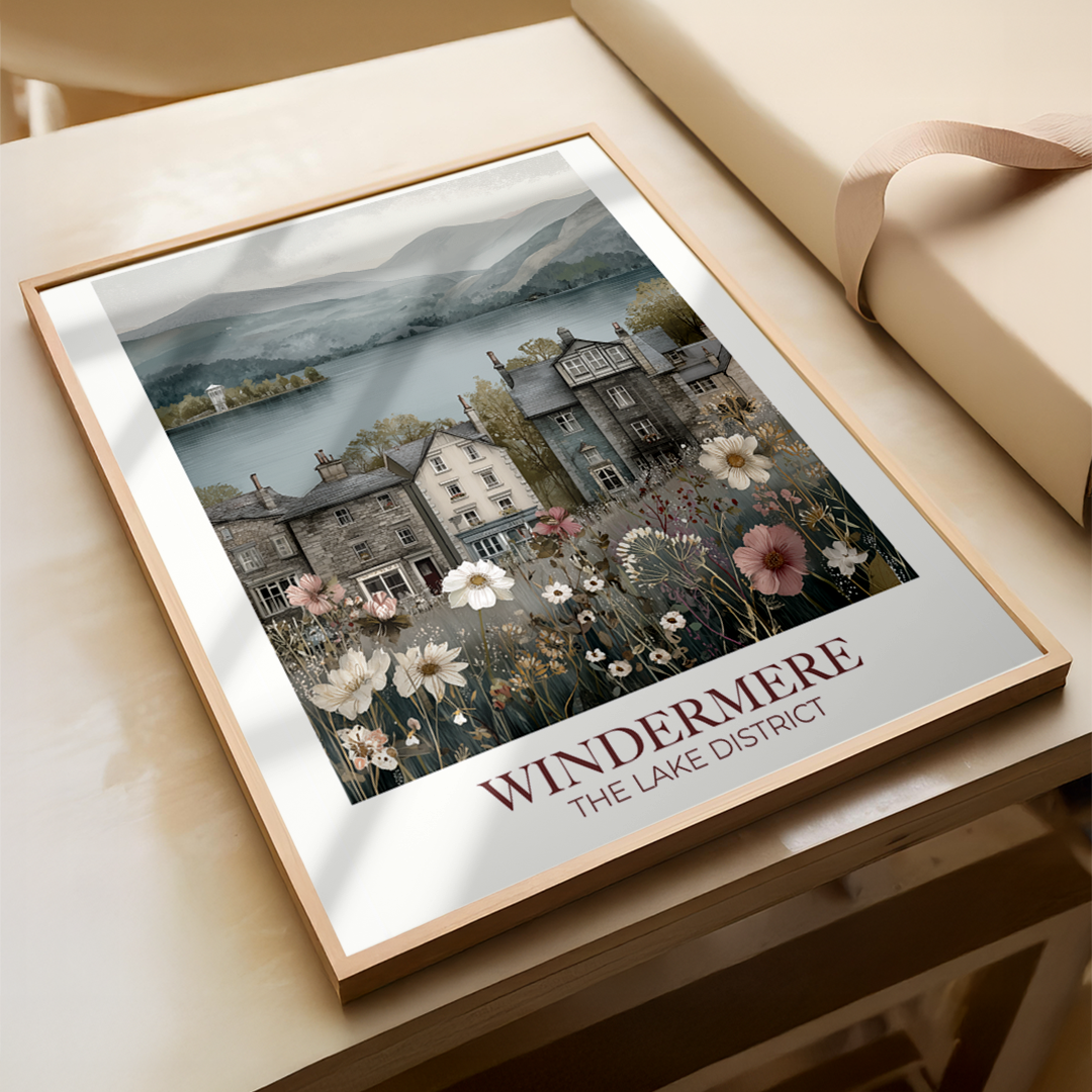 Windermere Lake District Wall Art Print